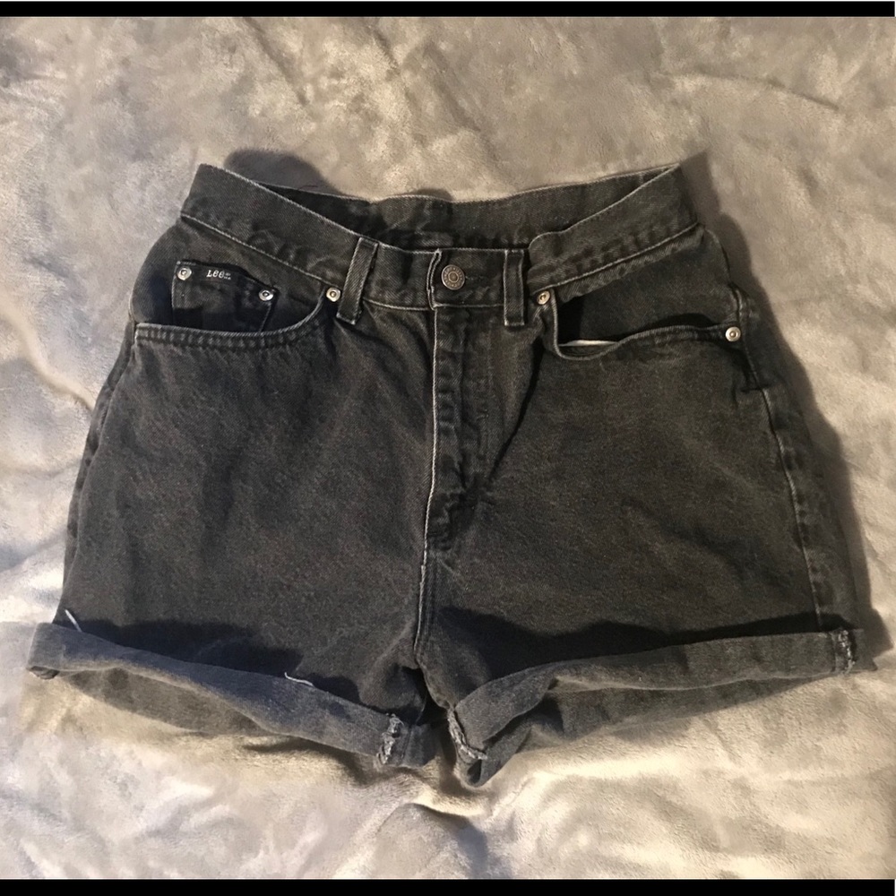 Vintage High Waist Denim Shorts